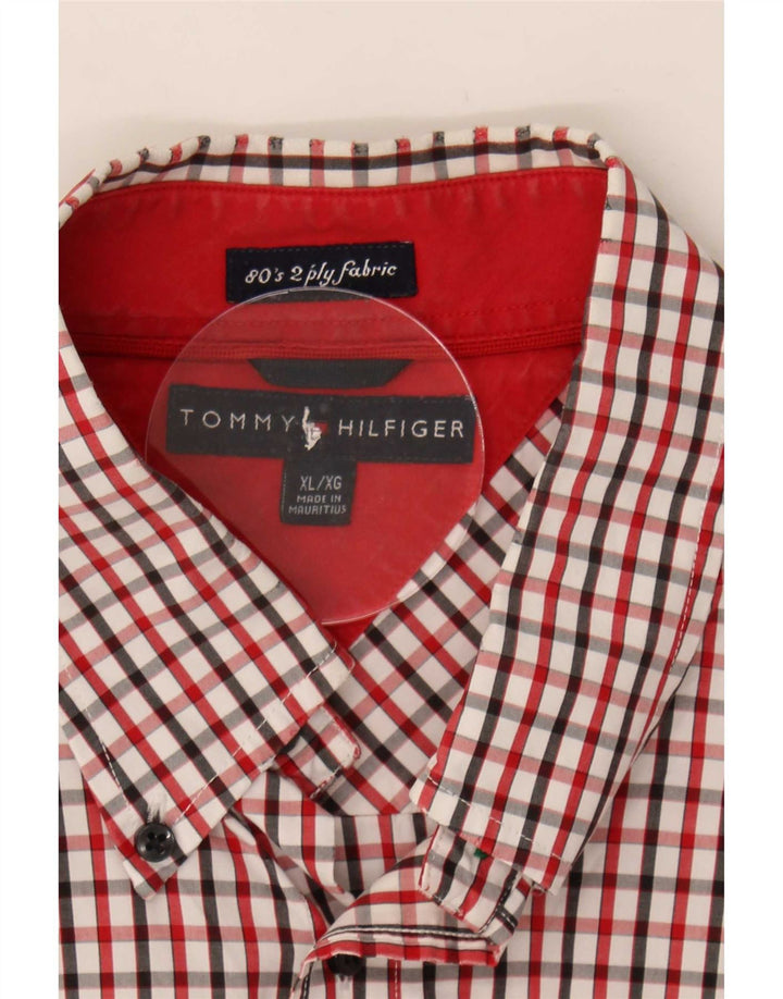 Tommy Hilfiger Chemise Homme XL Carreau Rouge