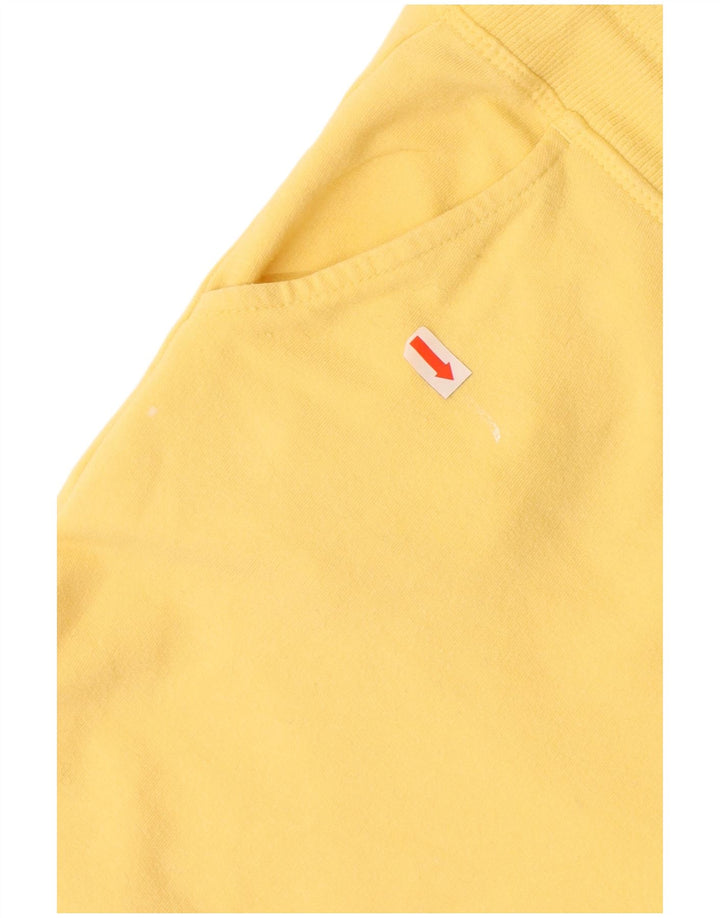 EDDIE BAUER Short de sport pour femme UK 14 Coton jaune moyen
