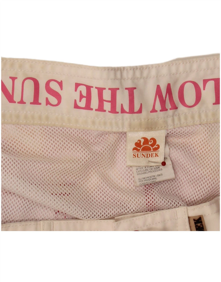 Sundek Short de Bain Homme Grand Rose Floral Polyester