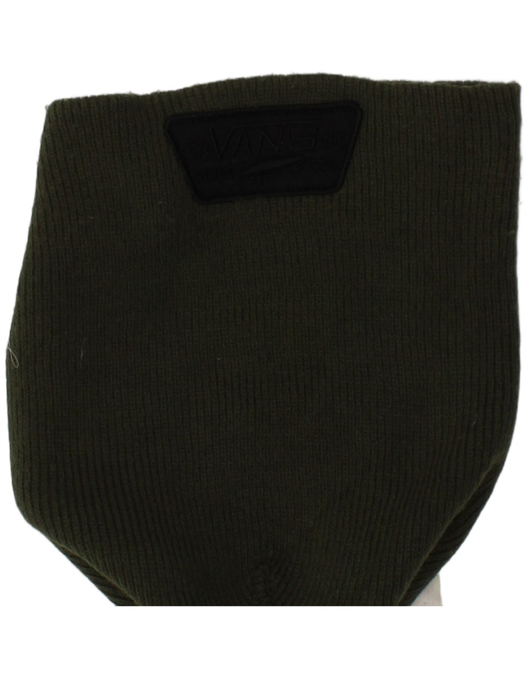 Vans Bonnet tricoté pour homme Taille unique Kaki Acrylique Logo