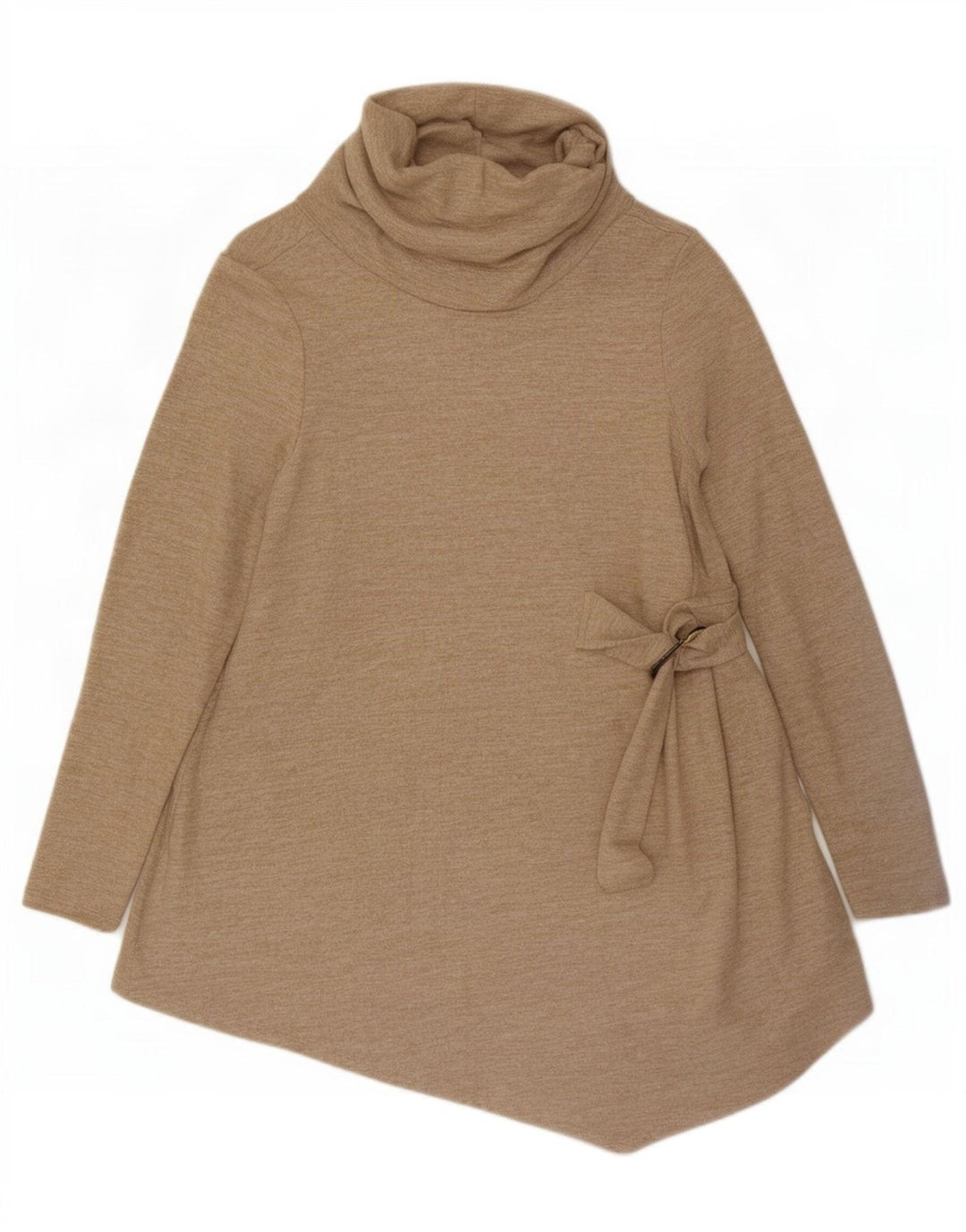 Phase Eight Pull col roulé pour femme UK 14 Large Beige Viscose