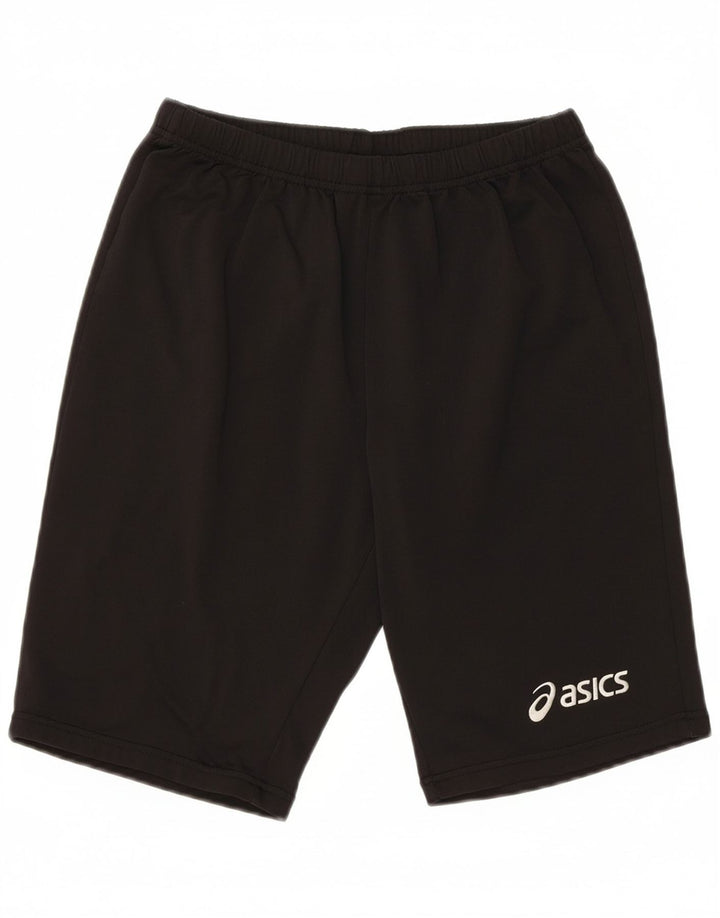 Asics Short de sport graphique pour femme UK 16 Large Noir Polyester