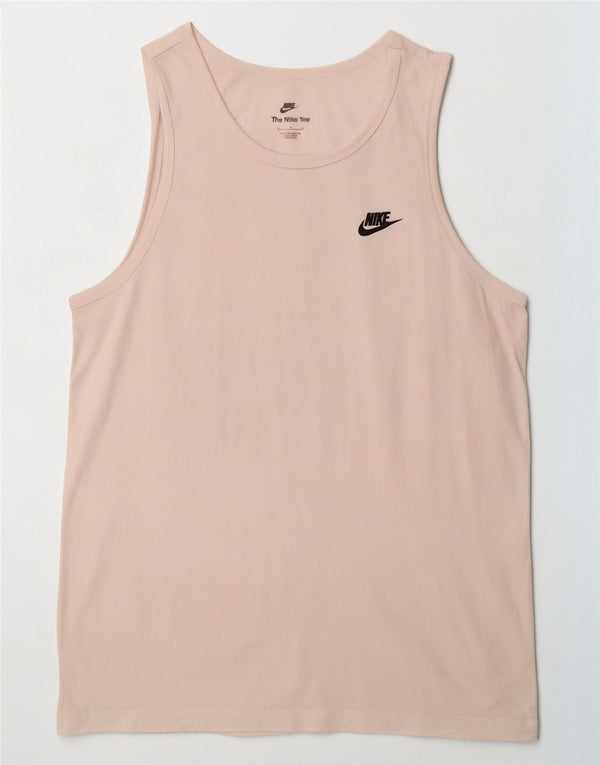 Nike Hommes Débardeur Grand Blanc Coton