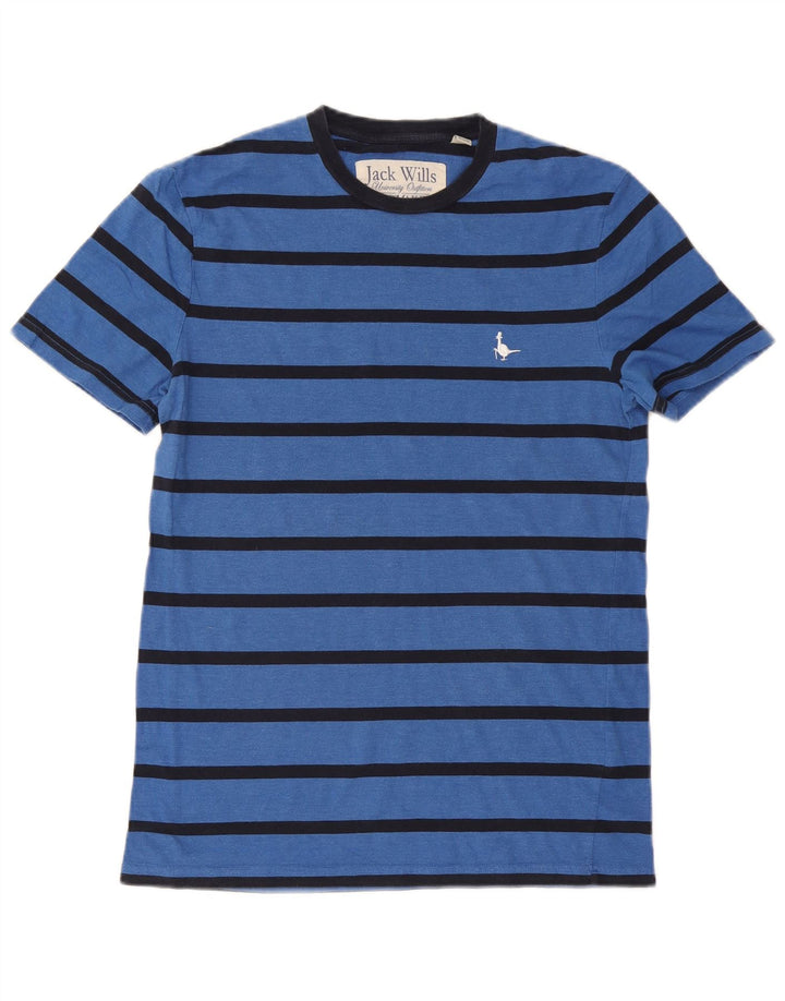 JACK WILLS T-Shirt Homme Petit Bleu Rayé Coton