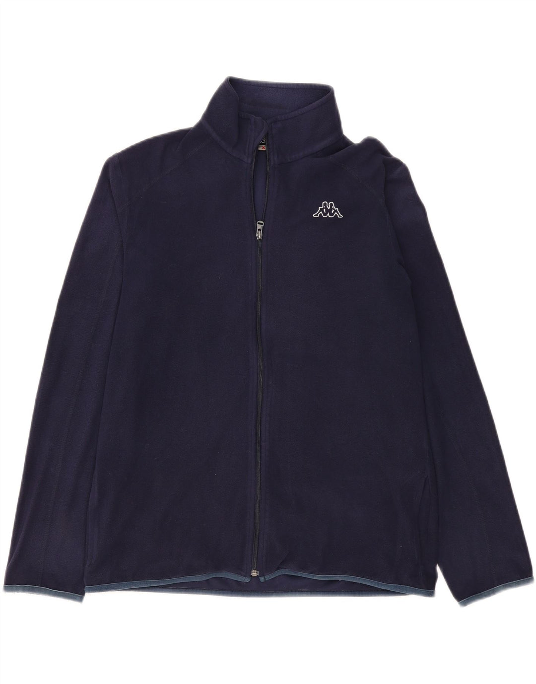 KAPPA Veste Polaire Homme UK 42 XL Bleu Marine Polyester