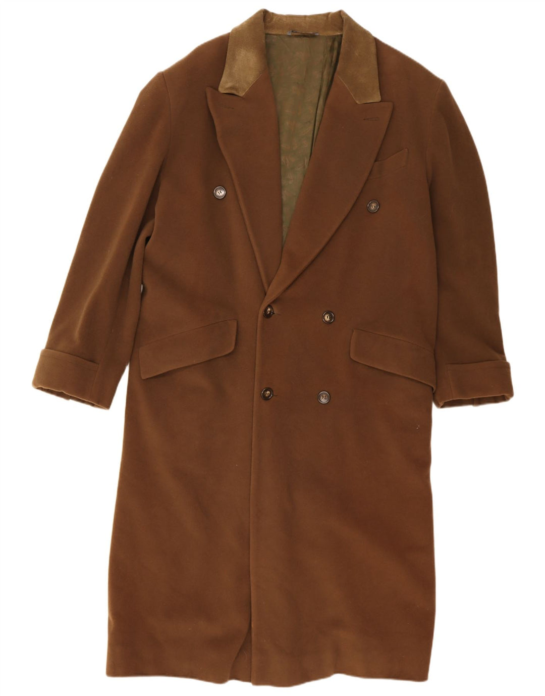 Byblos Manteau Double Boutonnage Homme IT 52 XL Marron Laine