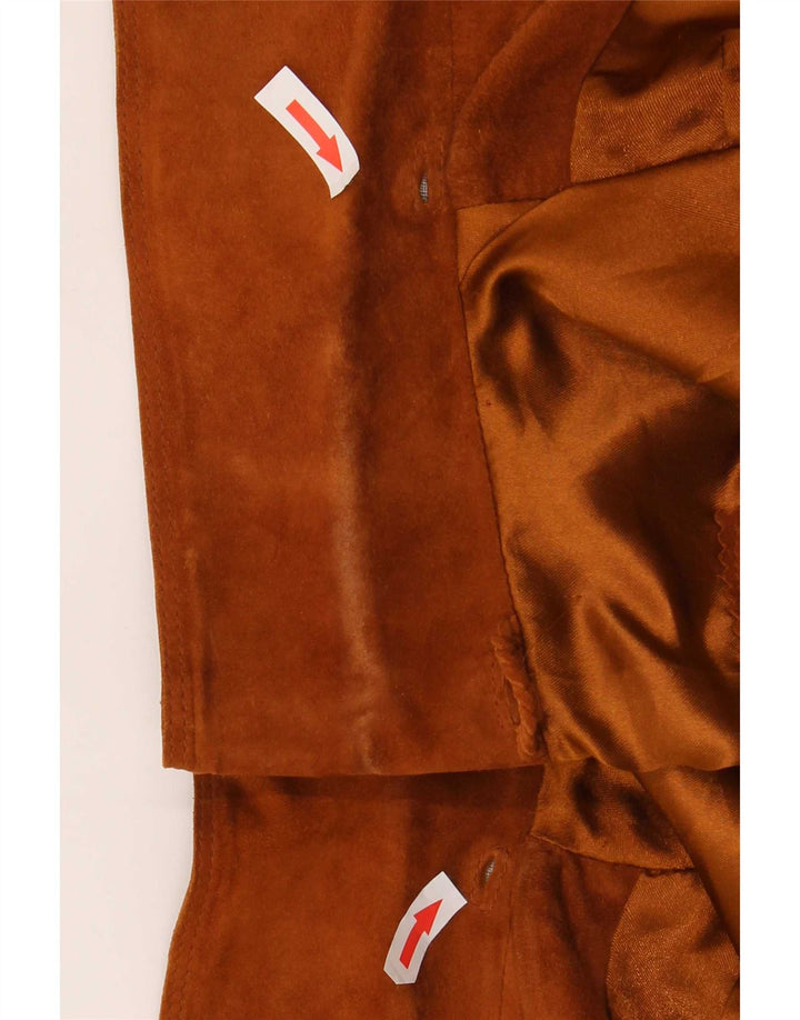 Gallotti Veste en Daim Femme IT 44 Cuir Marron Moyen