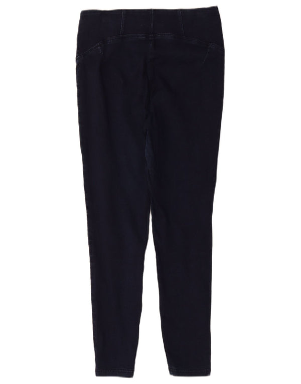 Marks & Spencer Pantalon court pour femme UK 12 Medium W28 L24 Bleu marine