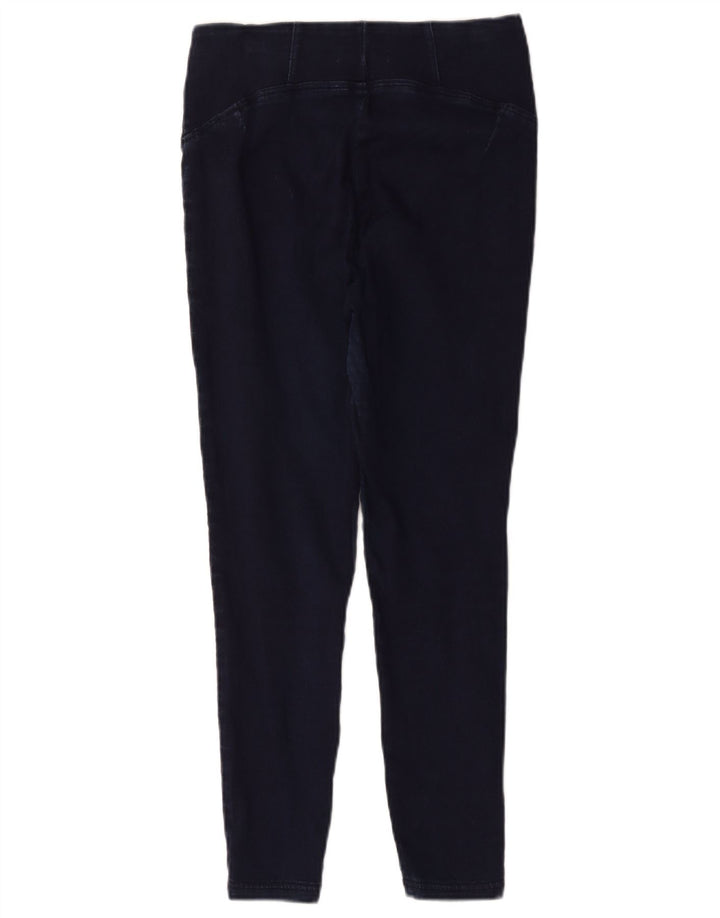 Marks & Spencer Pantalon court pour femme UK 12 Medium W28 L24 Bleu marine