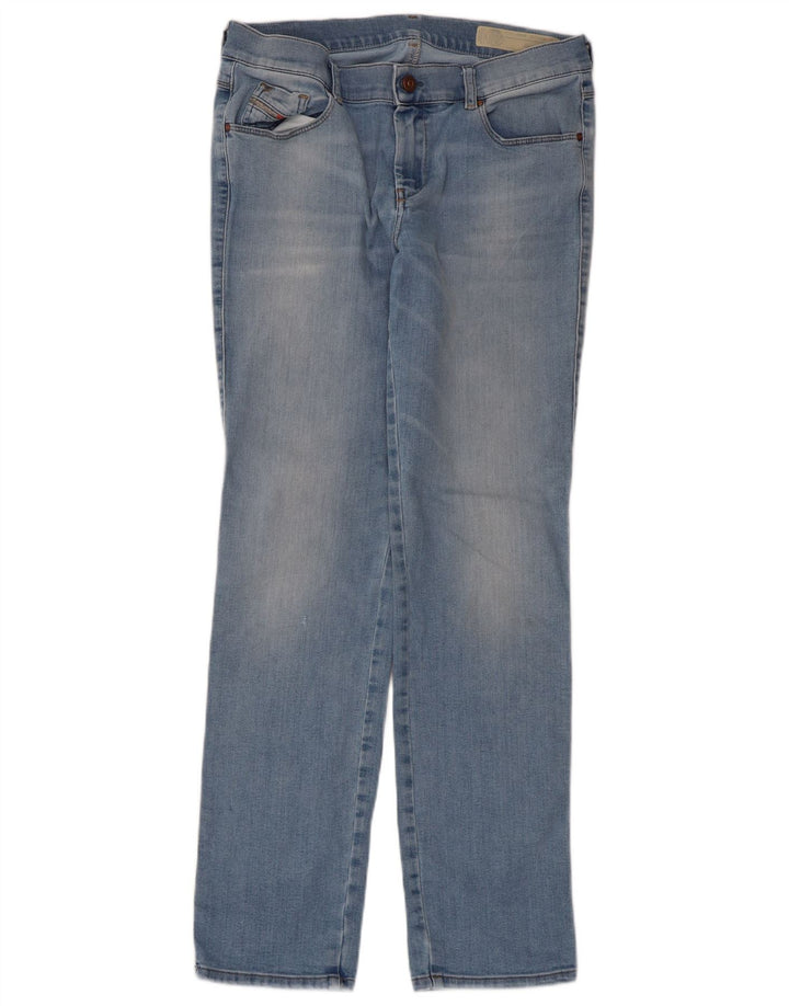 Diesel Jean Droit Sandy Regular Slim W30 L32 Homme Bleu Coton