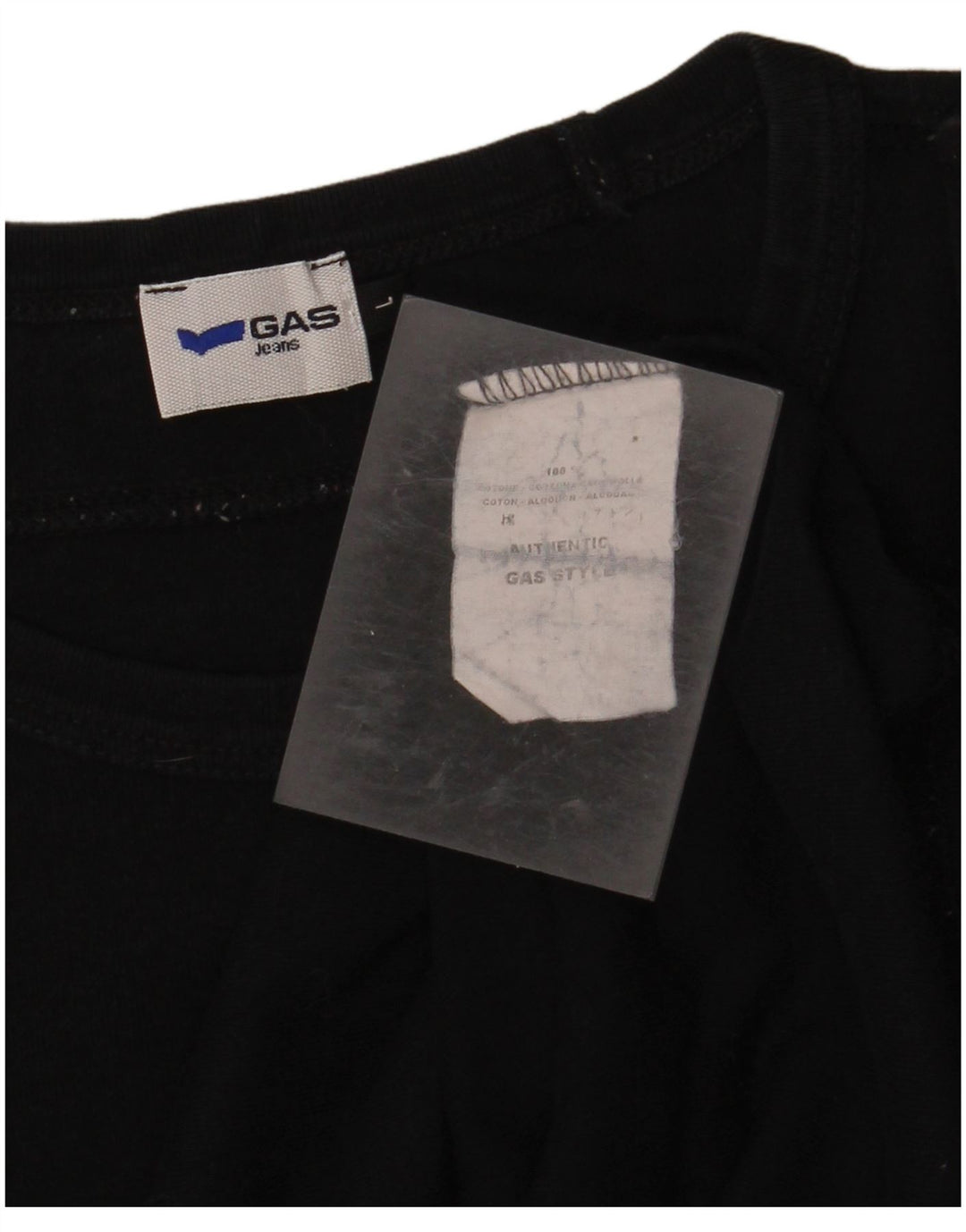 GAS Haut Homme Manches Longues Grand Coton Noir