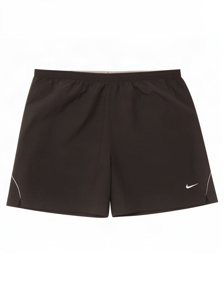 Nike Short de Sport Dri Fit Homme Gris Moyen