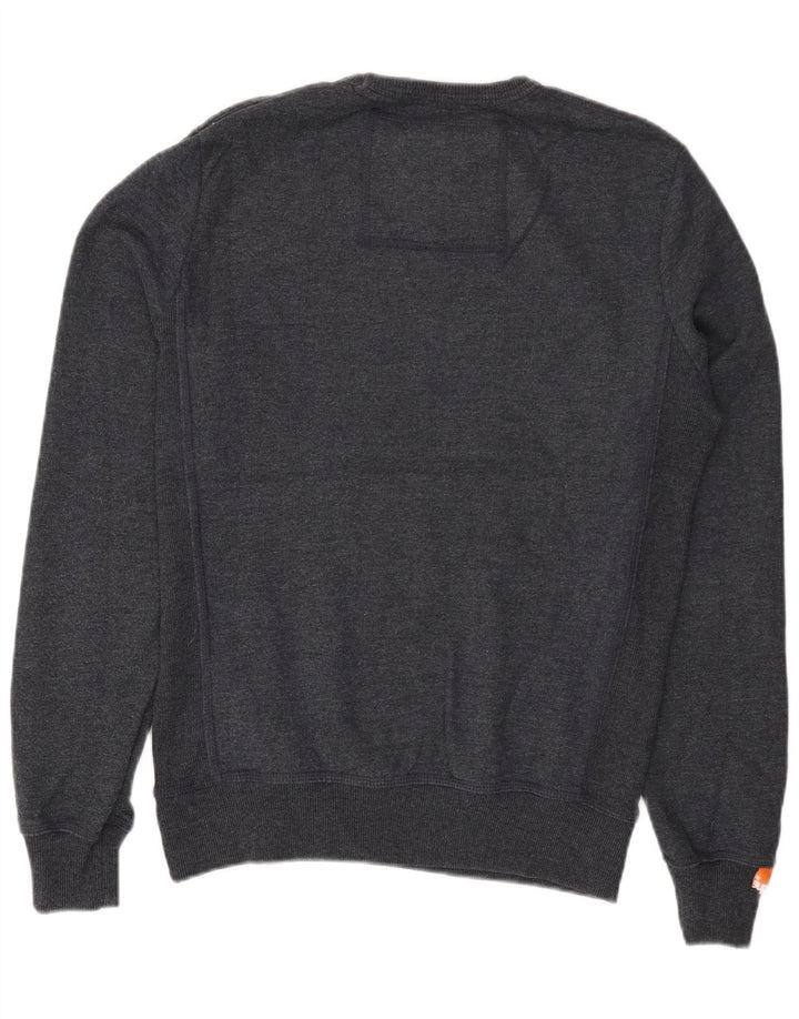 SUPERDRY Sweat-Shirt Homme Bleu Marine Moyen Coton