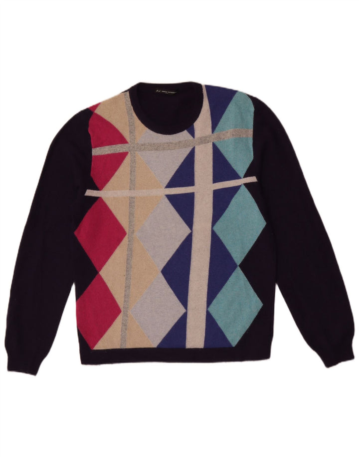Daniele Alessandrini Pull Col Rond Homme Violet Moyen