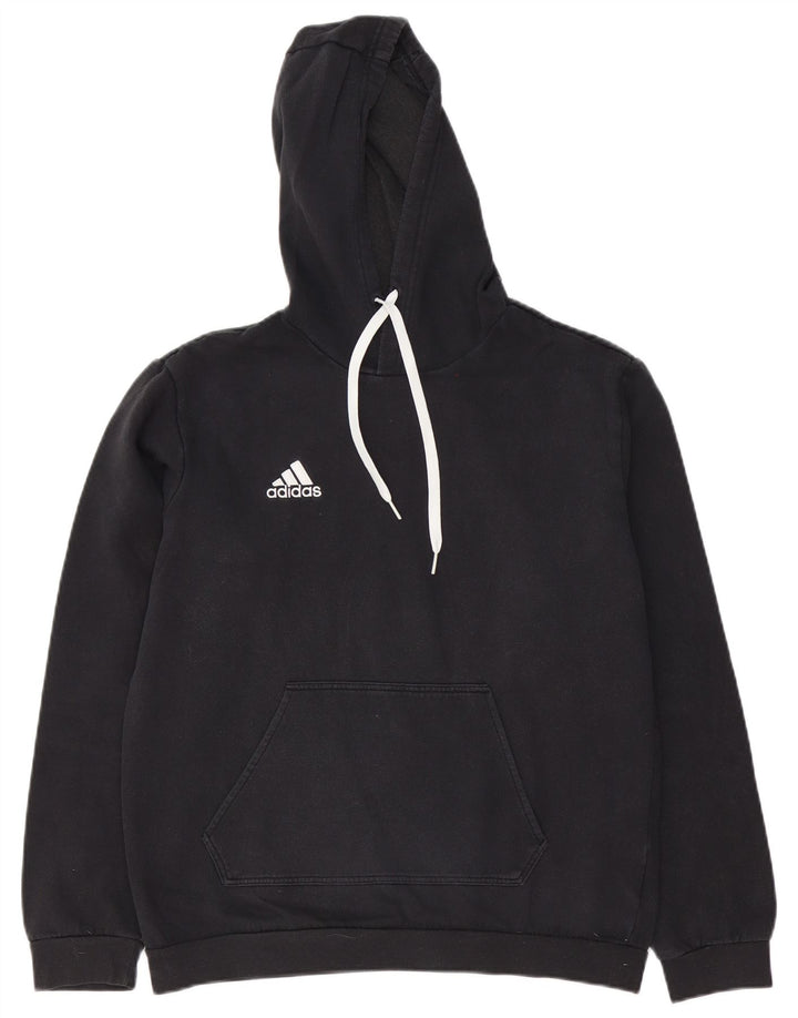 Adidas Pull à capuche pour homme en coton noir moyen