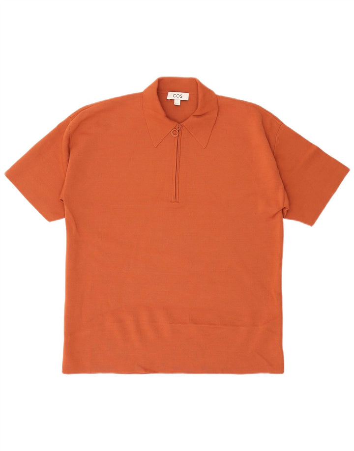 Cos Polo Homme Petit Orange Viscose