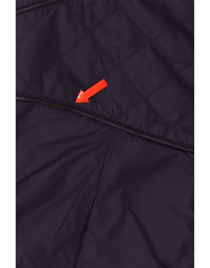 Zara Veste matelassée pour femme UK 10 Small Violet
