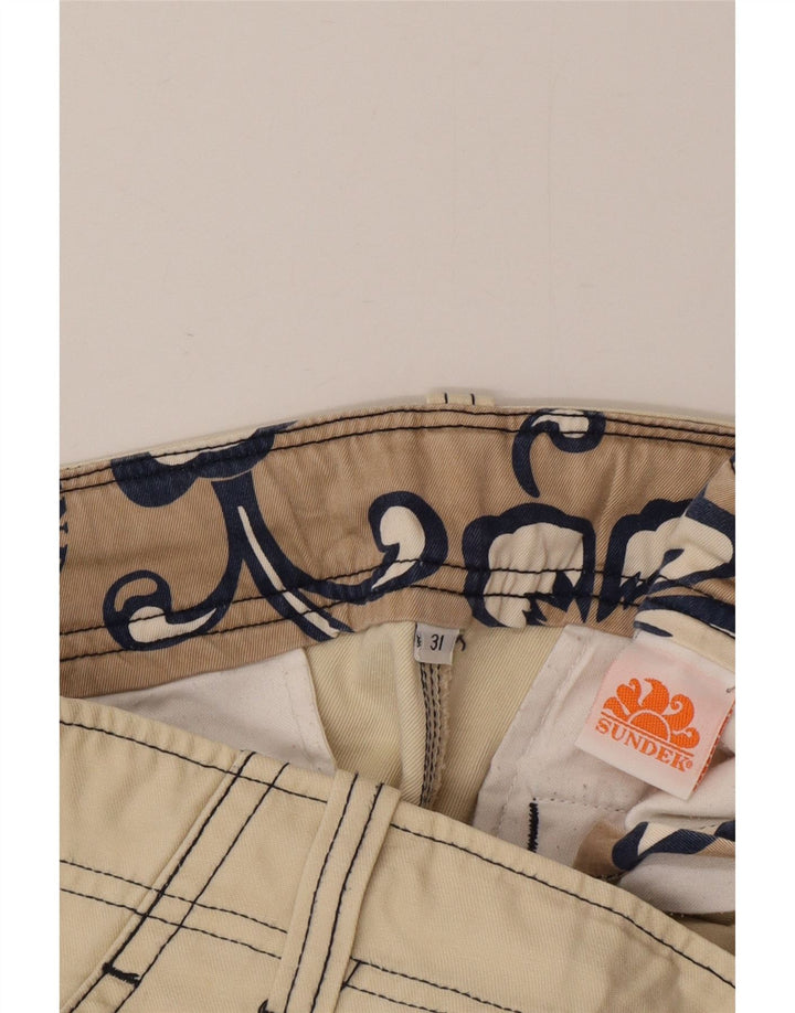 Sundek Short Cargo Homme W31 Coton Beige Moyen