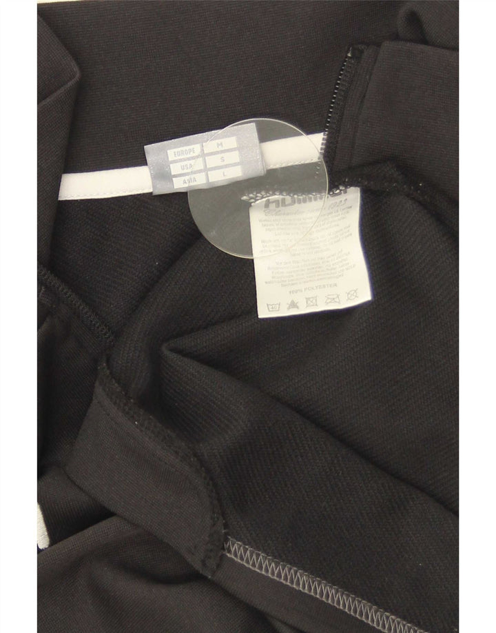 Hummel Sweat-Shirt Graphique à Col Zippé Homme Noir Moyen Polyester