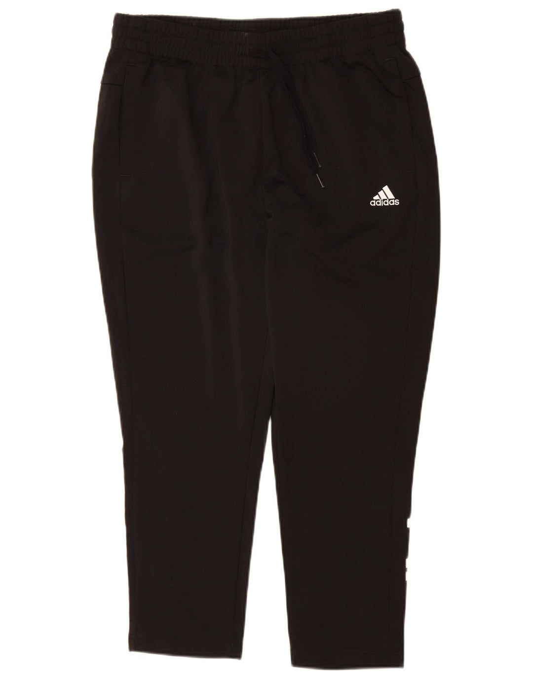 ADIDAS Pantalon de survêtement graphique pour femme UK 16/18 Large Noir Polyester