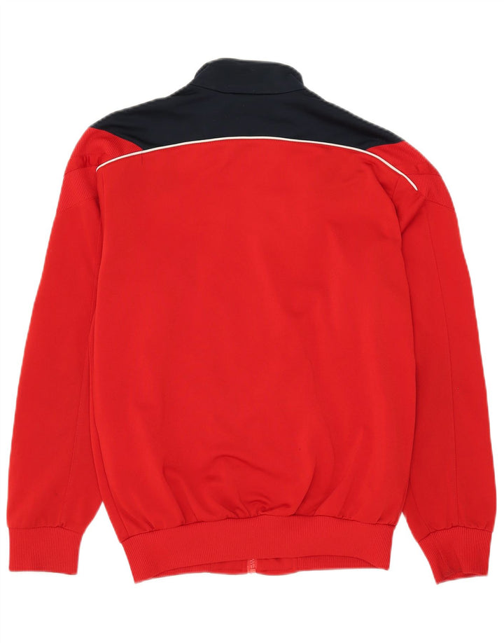 Adidas Veste de Survêtement Garçon 13-14 ans Rouge Colorblock Polyester