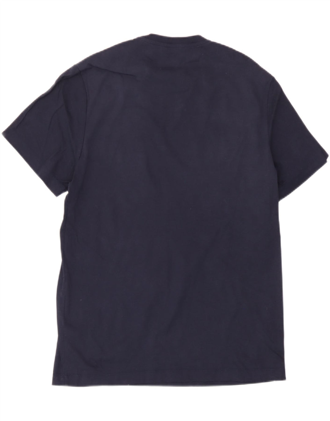 Massimo Dutti T-Shirt Homme Bleu Marine Moyen Coton