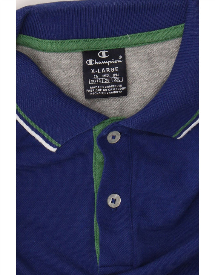 CHAMPION Polo Homme XL Bleu