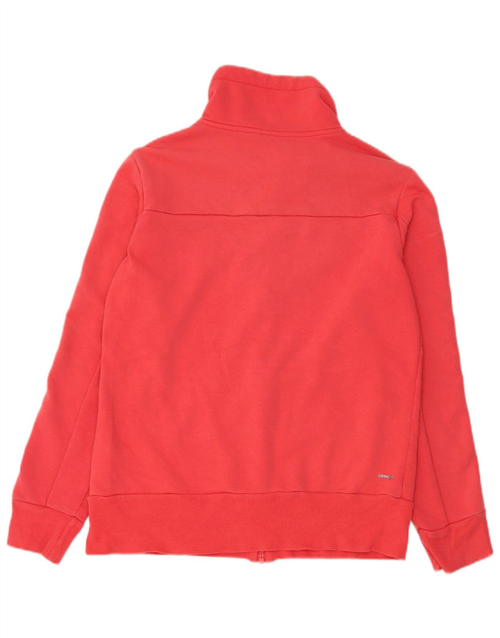 Adidas Climalite Veste de survêtement pour femme UK 12/14 Rouge moyen