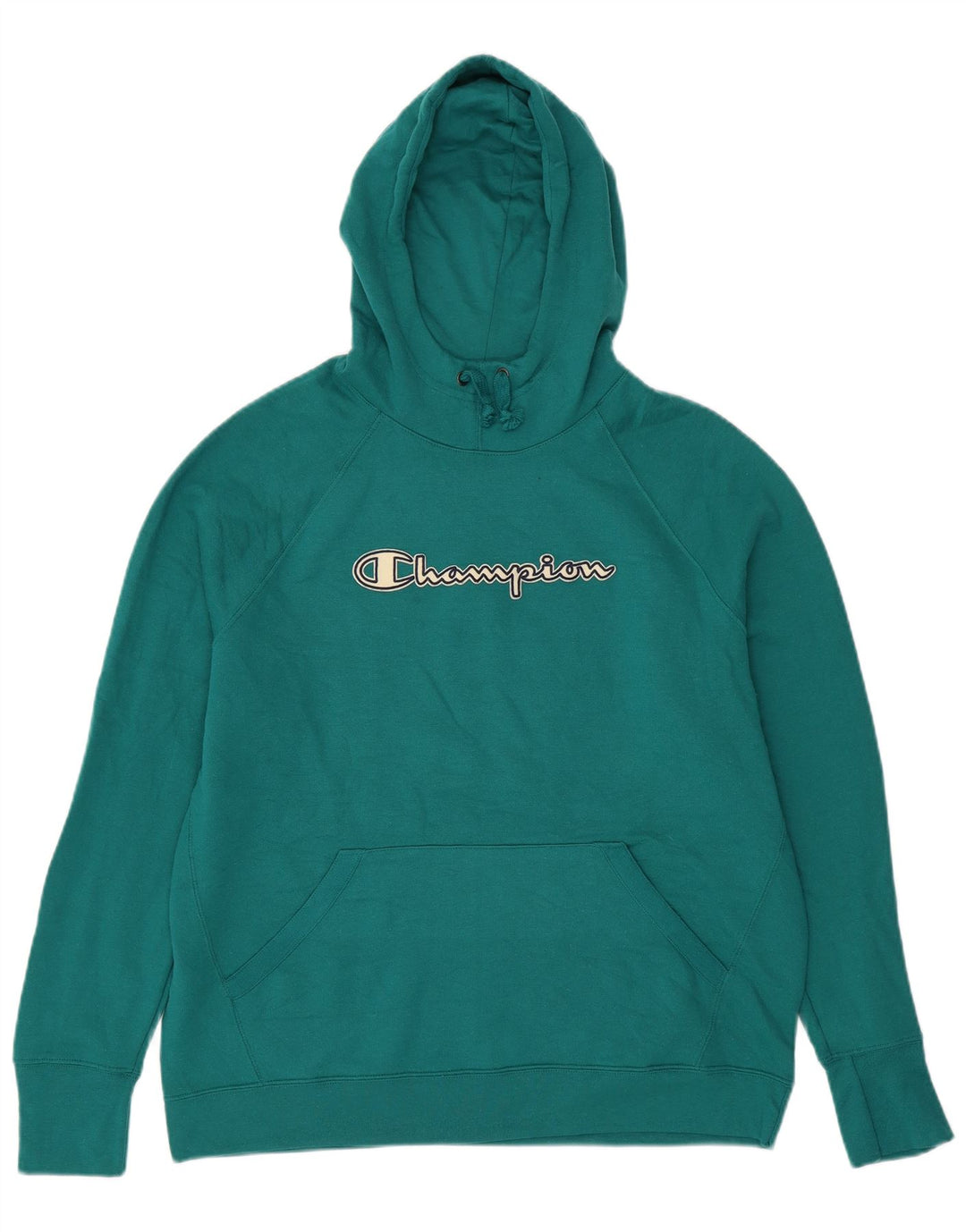 CHAMPION Pull à capuche graphique surdimensionné pour femme UK 18 XL Coton vert