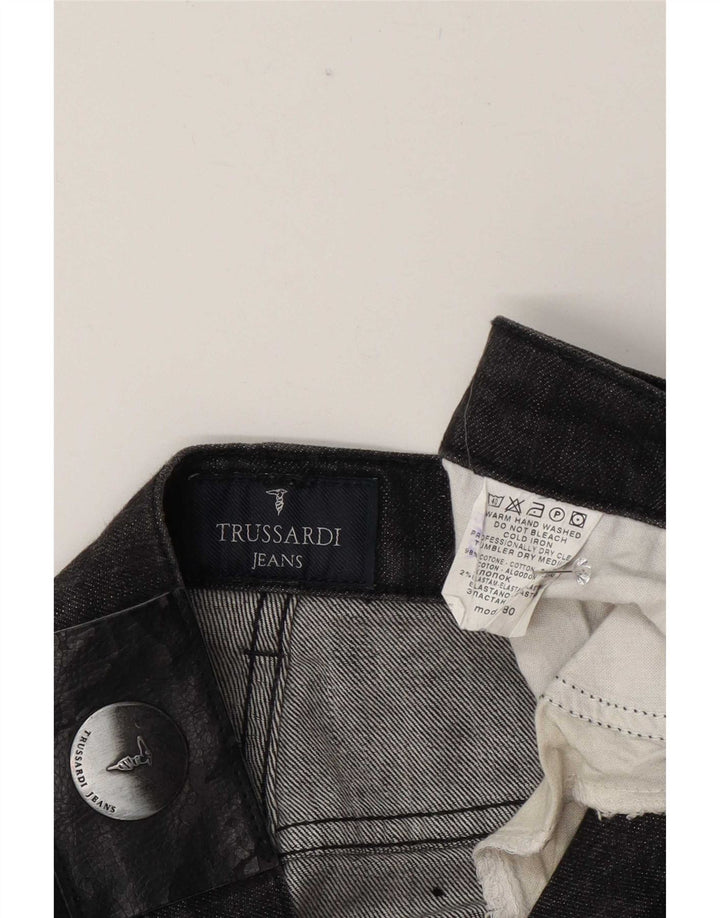 Trussardi Jean Droit W34 L33 Gris Coton Homme