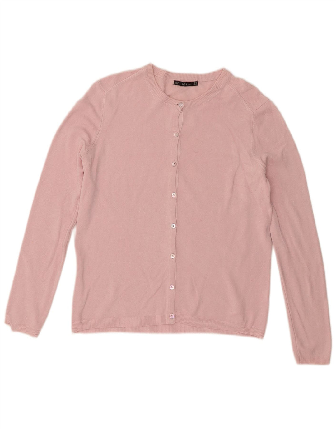 Zara Cardigan Femme Pull UK 12 Rose Moyen