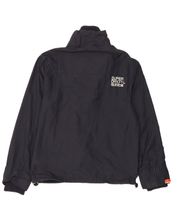 SUPERDRY Veste de pluie The Windcheater Graphic pour homme UK 40 Large Bleu marine
