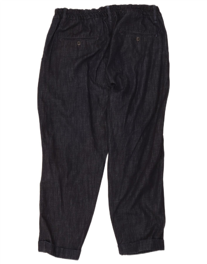 Levi's Pantalon de Costume Pegged Femme W34 L26 Bleu Marine Coton