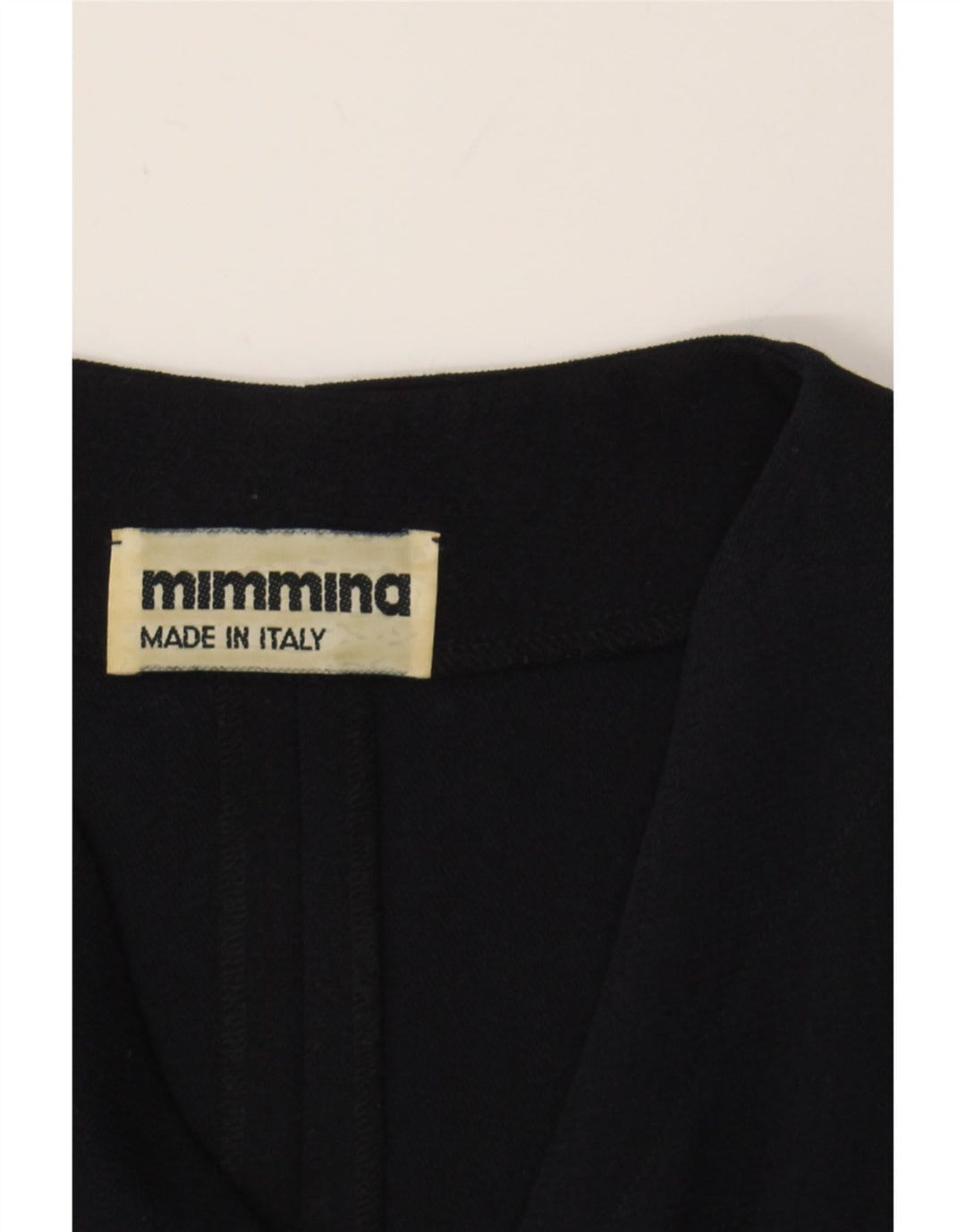 MIMMINA Womens 3/4 Sleeve Sheath Dress UK 14 Medium Navy Blue Vintage MIMMINA and Second-Hand MIMMINA from Messina Hembry 