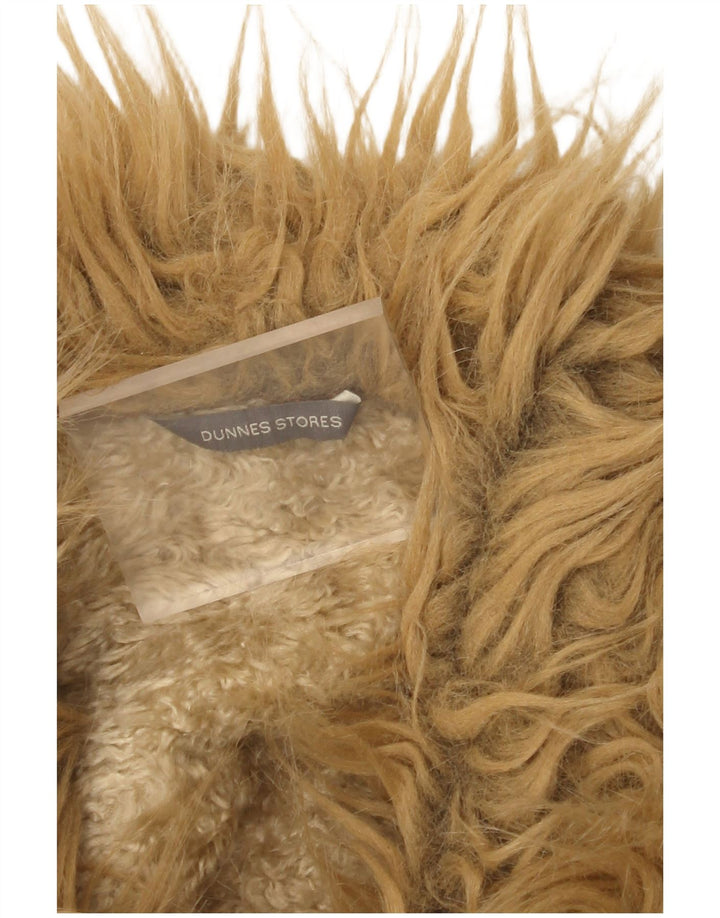 Dunnes Manteau Sherpa pour femme UK 8 Petit Beige