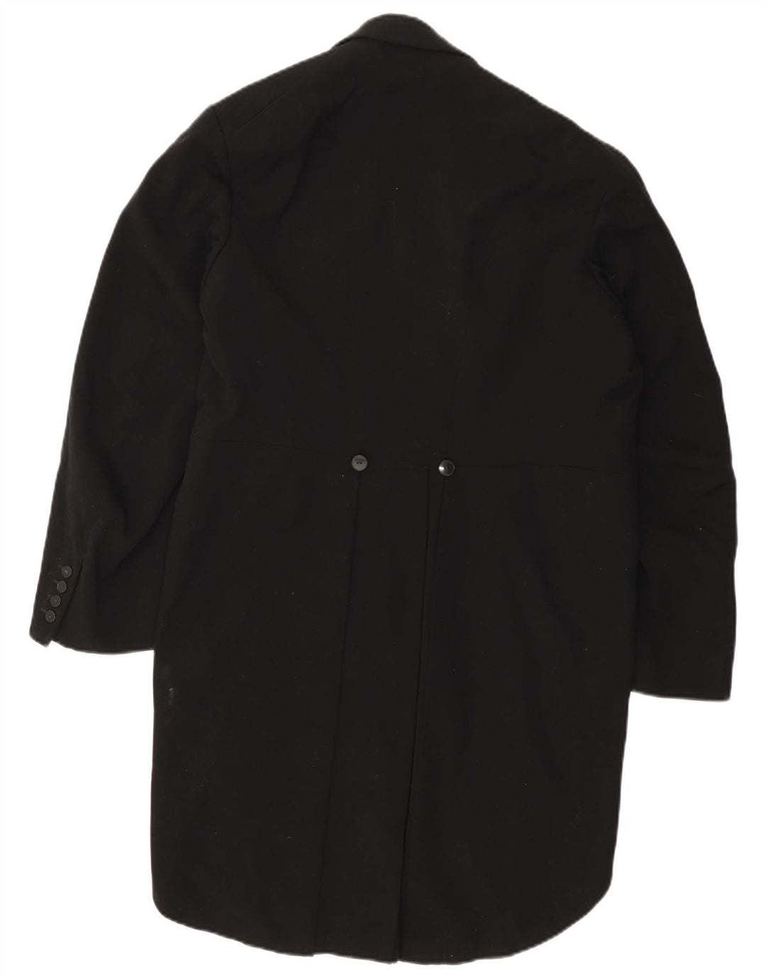 VINTAGE Homme Tailcoat Blazer Veste UK 38 Moyen Noir