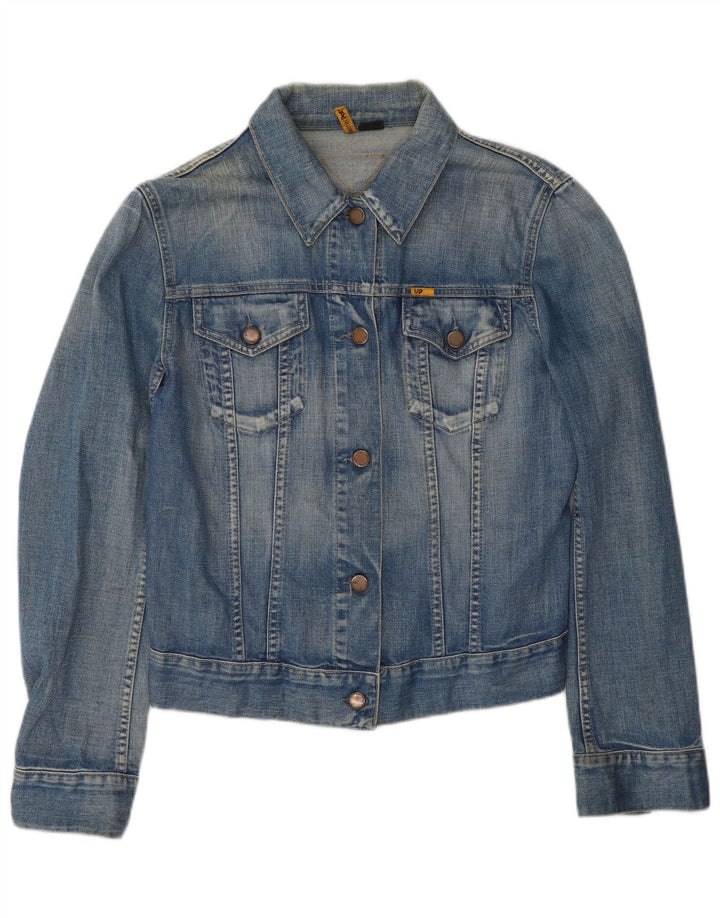 Meltin' Pot Veste en Jean Femme UK 14 Bleu Moyen Coton