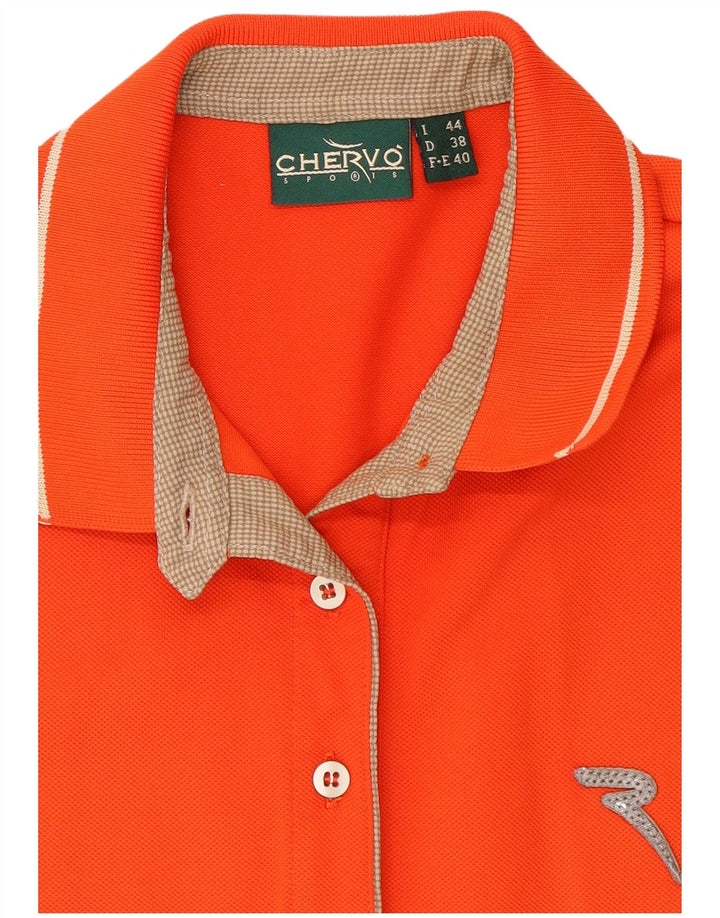 Chervo Robe Polo Femme IT 44 Orange Moyen