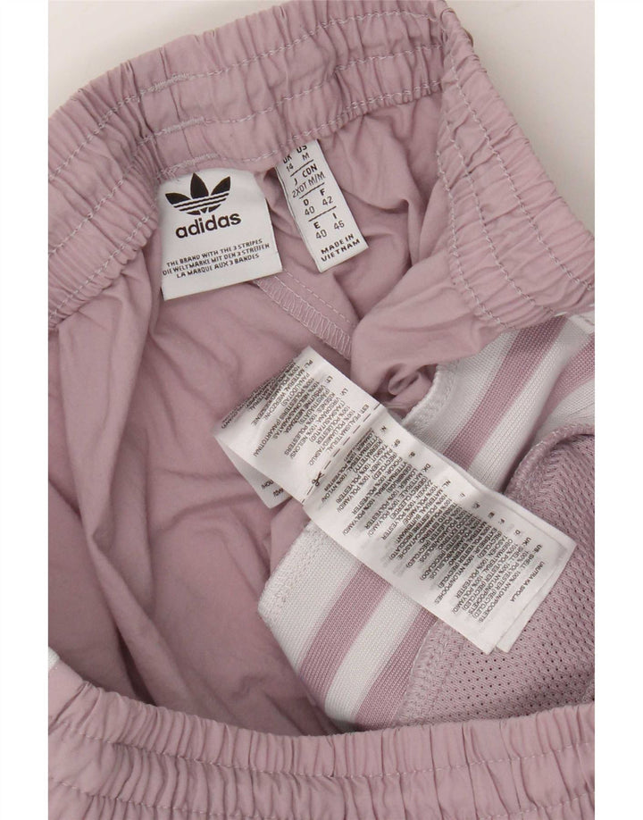 Adidas Pantalon de survêtement pour femme UK 14 Nylon violet moyen