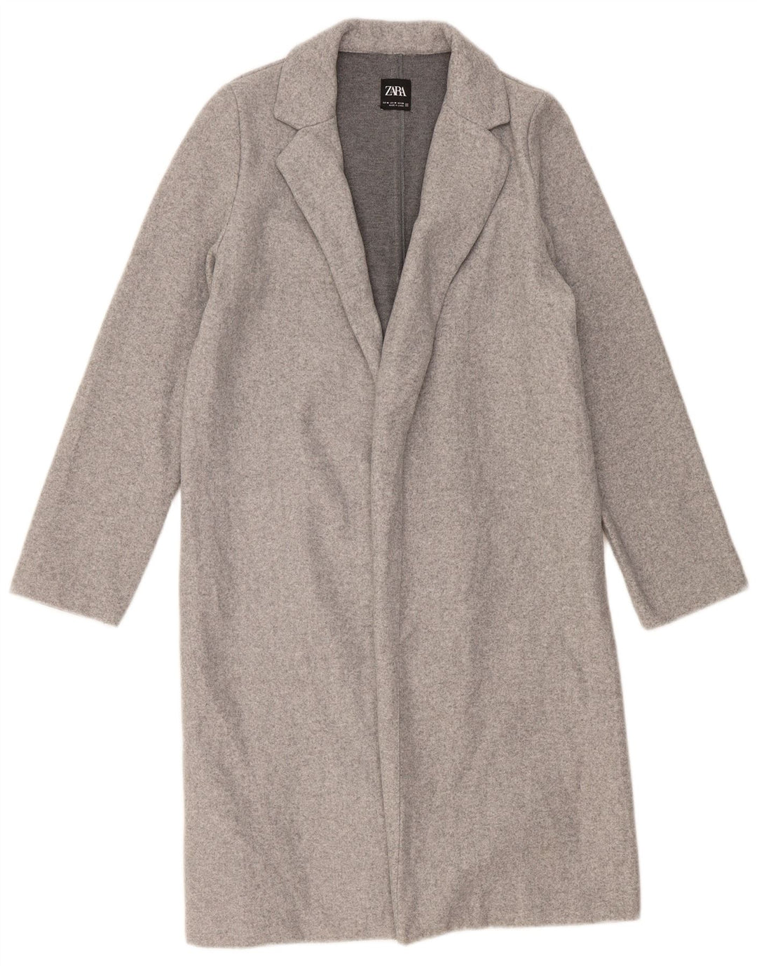 Zara Manteau ouvert pour femme UK 44 Gris moyen