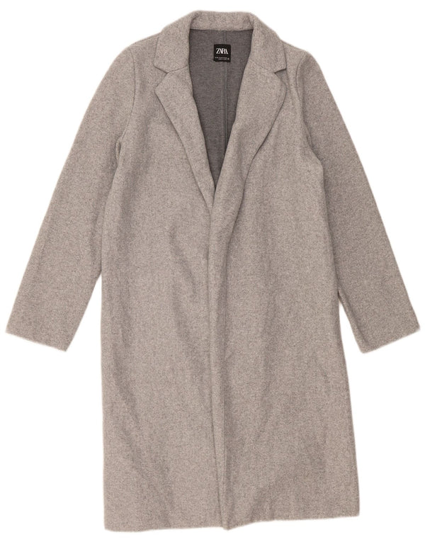 Zara Manteau ouvert pour femme UK 44 Gris moyen