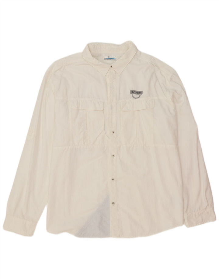 Columbia Chemise Homme 2XL Blanc Nylon