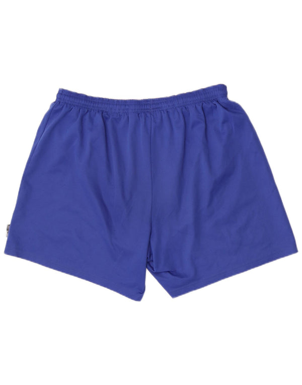 Adidas Short de sport pour homme UK 36 Large Bleu Polyester
