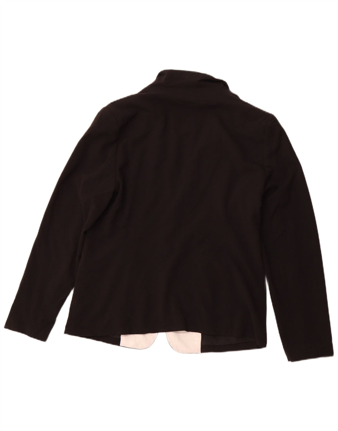 MOSSIMO Veste Blazer 1 Bouton pour Femme UK 16 Large Noir Colorblock