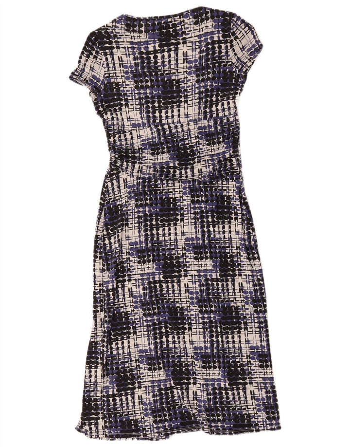 Phase Eight Robe fourreau pour femme UK 10 Petite viscose à carreaux multicolores