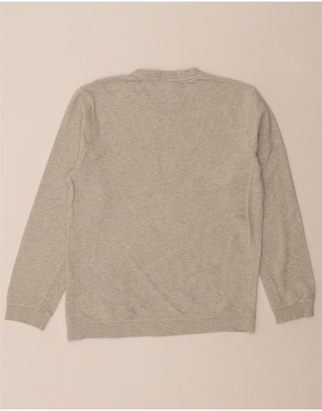 JACK & JONES Mens Graphic Sweatshirt Jumper Medium Grey Cotton Vintage Jack & Jones and Second-Hand Jack & Jones from Messina Hembry 
