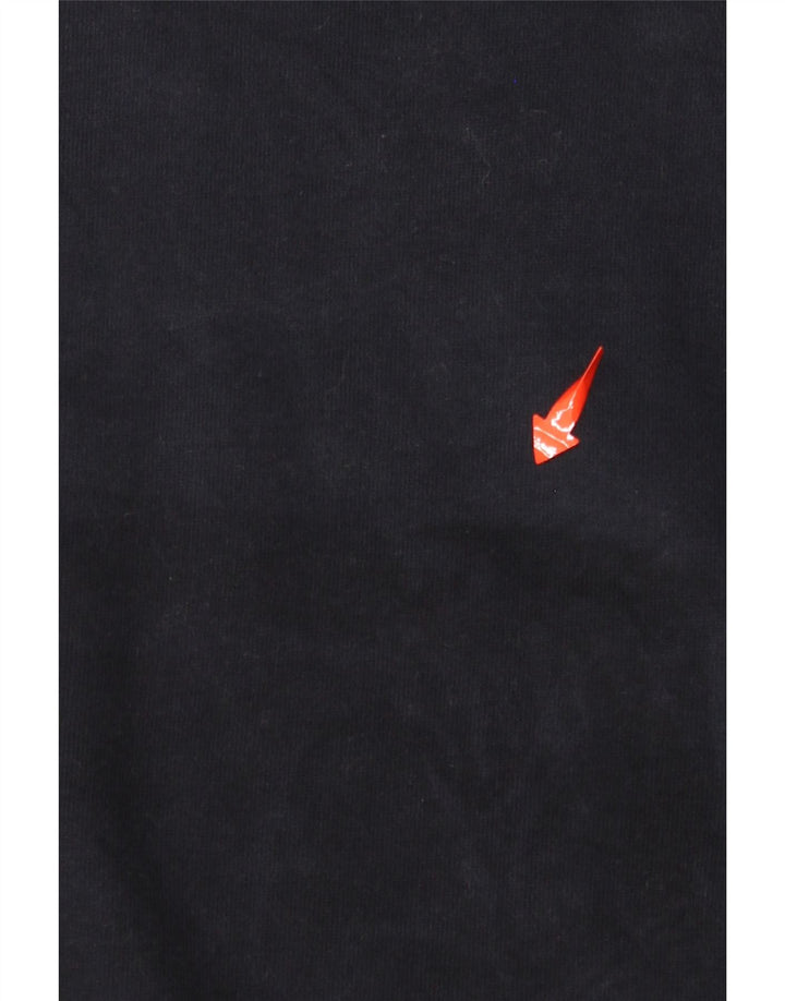 SUPERDRY Pull à capuche pour homme en coton bleu marine Large