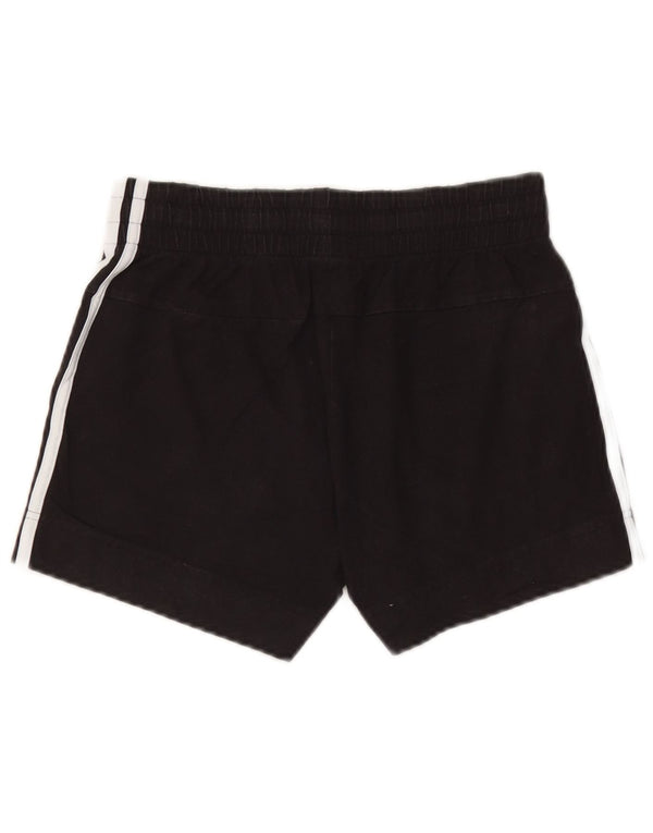 Adidas Short de sport pour femme UK 4/6 XS Noir Coton