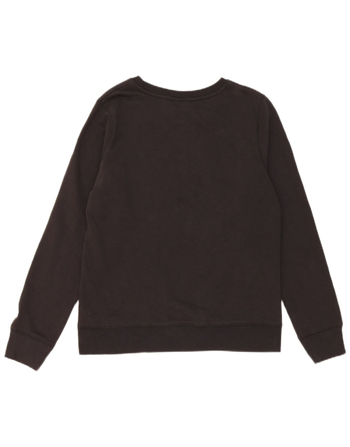Champion Sweat-shirt graphique pour femme UK 12 en coton noir moyen
