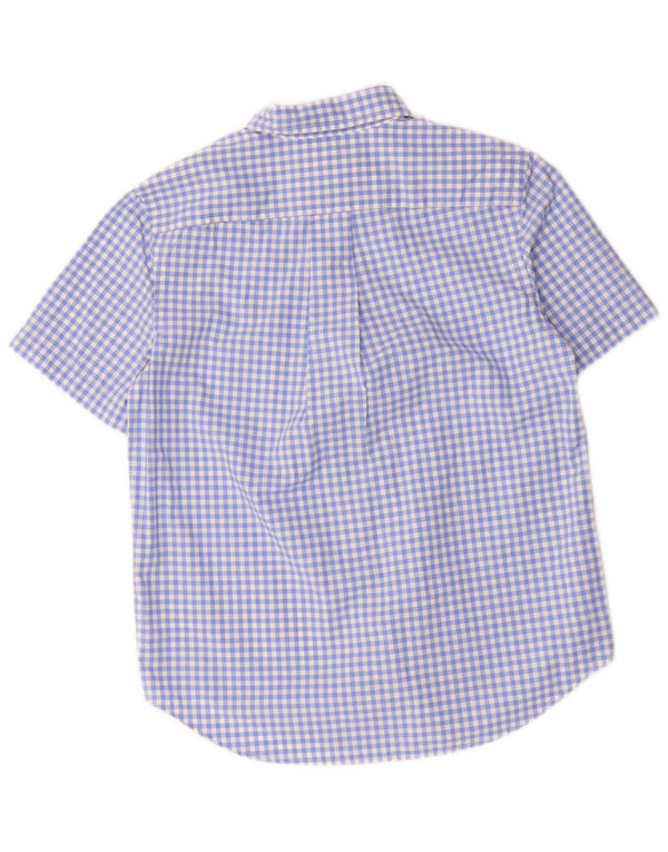 Ralph Lauren Chemise à manches courtes pour garçon 10-11 ans en coton vichy bleu moyen